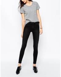 schwarze enge Jeans von Monki