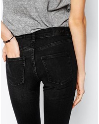 schwarze enge Jeans von Monki