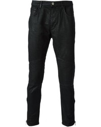 schwarze enge Jeans von Moschino