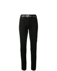 schwarze enge Jeans von Moschino