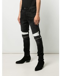 schwarze enge Jeans von Amiri