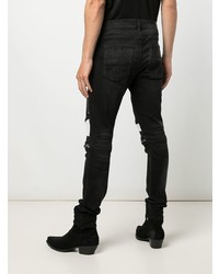 schwarze enge Jeans von Amiri