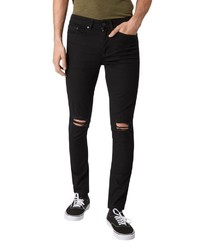 schwarze enge Jeans von New Look