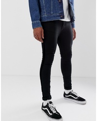 schwarze enge Jeans von New Look
