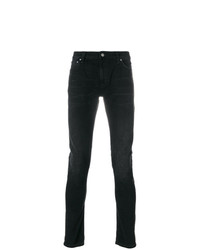 schwarze enge Jeans von Nudie Jeans Co