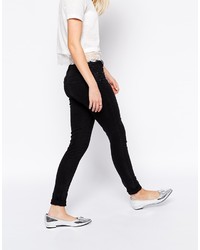 schwarze enge Jeans von Only