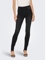 schwarze enge Jeans von Only