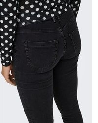 schwarze enge Jeans von Only