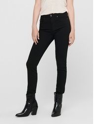 schwarze enge Jeans von Only