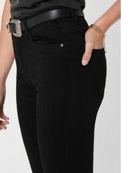 schwarze enge Jeans von Only