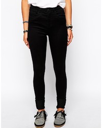 schwarze enge Jeans von Only
