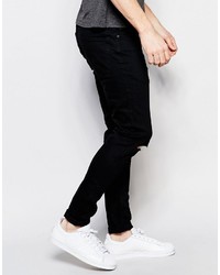 schwarze enge Jeans von ONLY & SONS