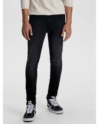 schwarze enge Jeans von ONLY & SONS