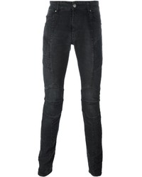 schwarze enge Jeans von Pierre Balmain