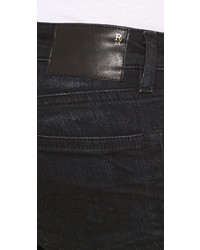 schwarze enge Jeans von R 13