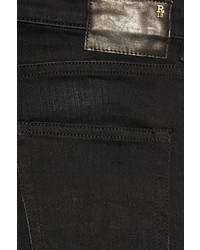 schwarze enge Jeans von R 13