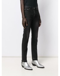 schwarze enge Jeans von Saint Laurent