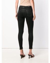 schwarze enge Jeans von 7 For All Mankind