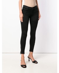 schwarze enge Jeans von 7 For All Mankind