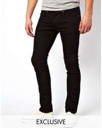 schwarze enge Jeans von Reclaimed Vintage