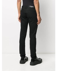 schwarze enge Jeans von Balmain