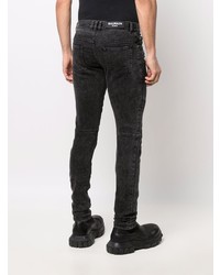 schwarze enge Jeans von Balmain