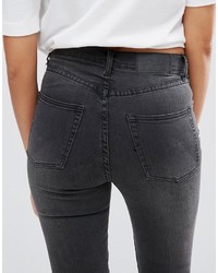 schwarze enge Jeans von Cheap Monday