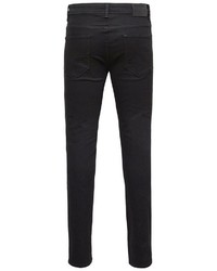 schwarze enge Jeans von Selected Homme