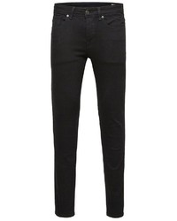 schwarze enge Jeans von Selected Homme