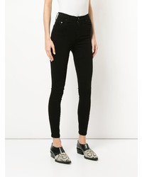 schwarze enge Jeans von Nobody Denim