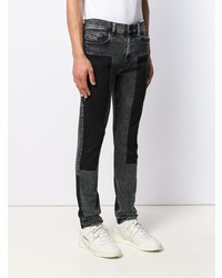 schwarze enge Jeans von Diesel