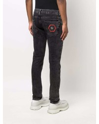 schwarze enge Jeans von Philipp Plein