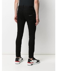 schwarze enge Jeans von DSQUARED2