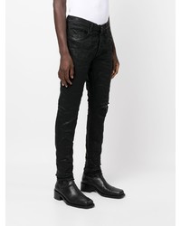 schwarze enge Jeans von purple brand