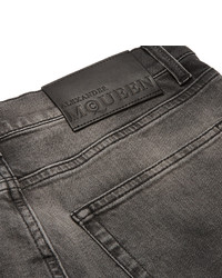schwarze enge Jeans von Alexander McQueen