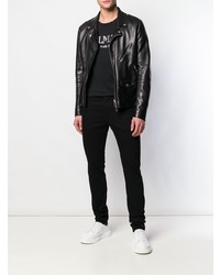 schwarze enge Jeans von Balmain