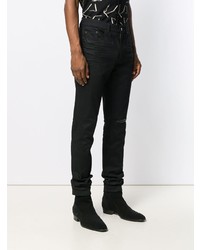 schwarze enge Jeans von Saint Laurent