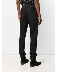 schwarze enge Jeans von Saint Laurent