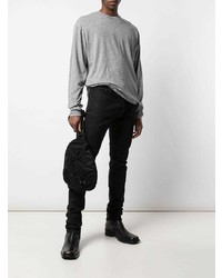 schwarze enge Jeans von John Elliott