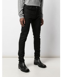 schwarze enge Jeans von John Elliott