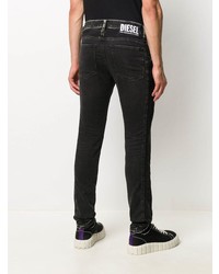 schwarze enge Jeans von Diesel