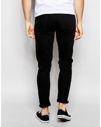 schwarze enge Jeans von Pull&Bear