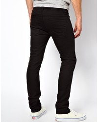 schwarze enge Jeans von Reclaimed Vintage