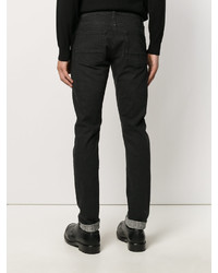 schwarze enge Jeans von Alexander McQueen