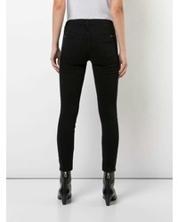 schwarze enge Jeans von 7 For All Mankind