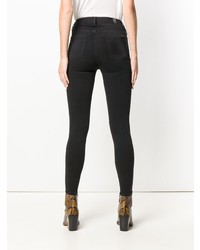 schwarze enge Jeans von 7 For All Mankind