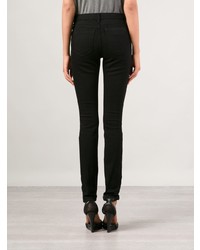 schwarze enge Jeans von Alexander Wang