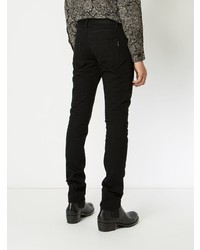 schwarze enge Jeans von Saint Laurent