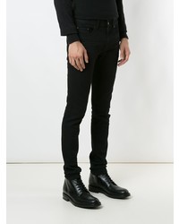 schwarze enge Jeans von Saint Laurent