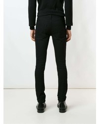 schwarze enge Jeans von Saint Laurent